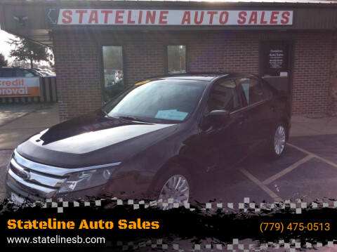 2010 Ford Fusion Hybrid for sale at Stateline Auto Sales in South Beloit IL