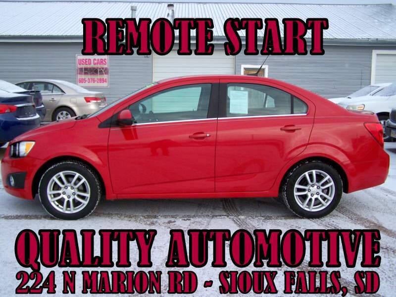 2013 Chevrolet Sonic for sale at Quality Automotive in Sioux Falls SD