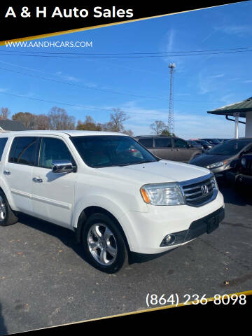 2015 Honda Pilot for sale at A & H Auto Sales in Greenville SC