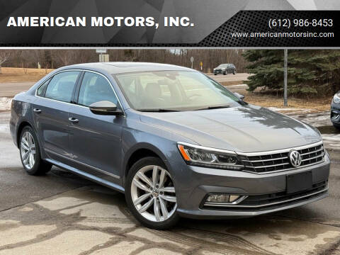 2018 Volkswagen Passat for sale at AMERICAN MOTORS, INC. in Farmington MN