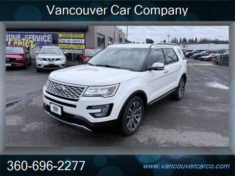2016 Ford Explorer Platinum