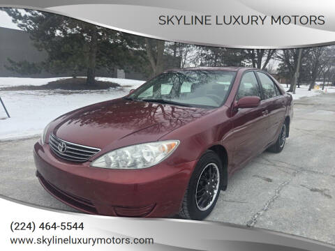 2005 Toyota Camry for sale at Skyline Luxury Motors in Buffalo Grove IL