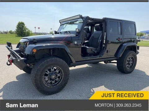 2016 Jeep Wrangler Unlimited for sale at Sam Leman CDJRF Morton in Morton IL