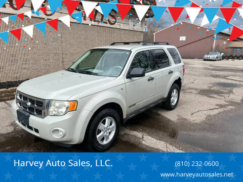 2008 Ford Escape for sale at Harvey Auto Sales, LLC. in Flint MI