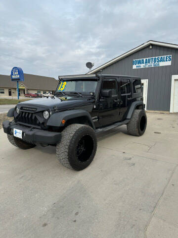 2013 Jeep Wrangler Unlimited for sale at Iowa Auto Sales in Storm Lake IA