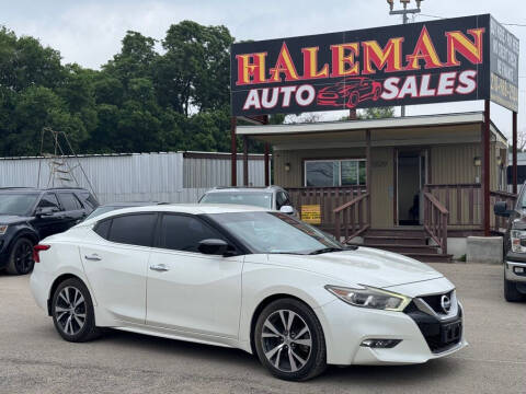 2017 Nissan Maxima for sale at HALEMAN AUTO SALES in San Antonio TX