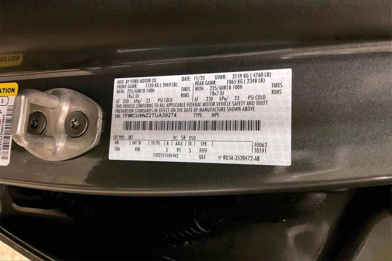 2026 Ford Escape Hybrid ST-Line Select