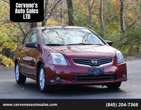 2012 Nissan Sentra for sale at Cervone's Auto Sales LTD in Beacon NY