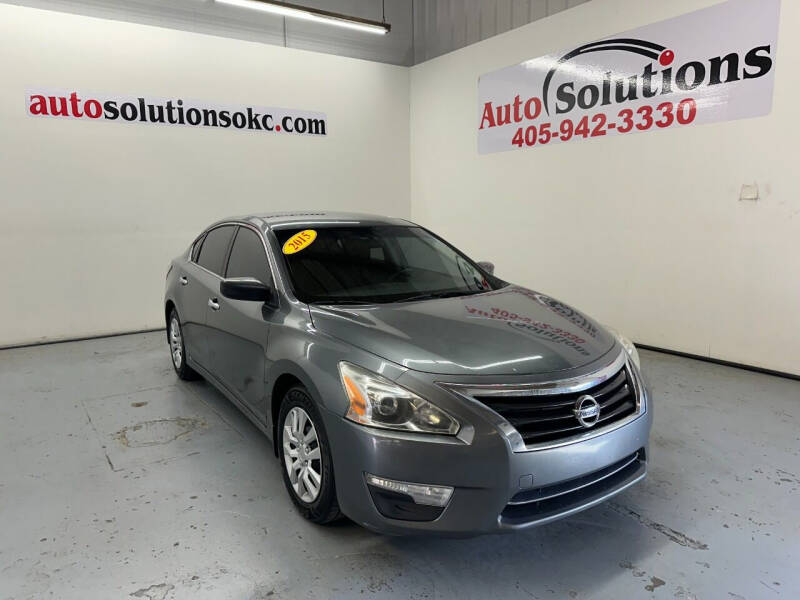 2015 Nissan Altima for sale at Auto Solutions in Warr Acres OK