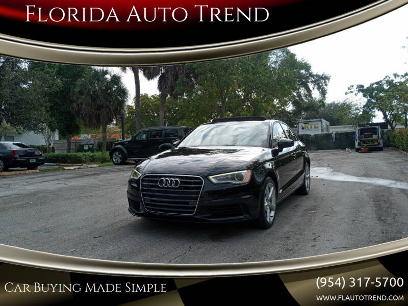 2015 Audi A3 for sale at Florida Auto Trend in Plantation FL