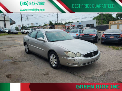 2006 Buick LaCrosse for sale at Green Ride Inc in Nashville TN