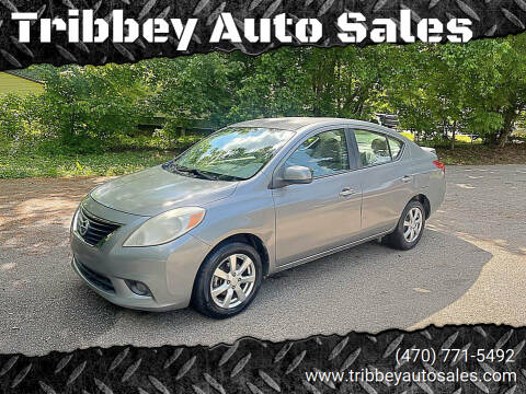 2013 Nissan Versa for sale at Tribbey Auto Sales in Stockbridge GA