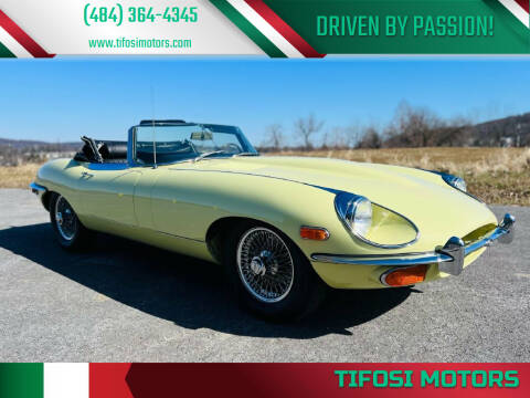 1971 Jaguar XKE for sale at Tifosi Motors in Downingtown PA