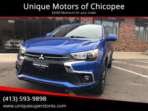 2019 Mitsubishi Outlander Sport for sale at Unique Motors of Chicopee in Chicopee MA