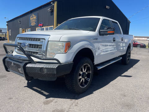 2013 Ford F-150 for sale at BELOW BOOK AUTO SALES in Idaho Falls ID
