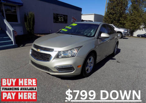 2016 Chevrolet Cruze Limited for sale at Pro-Motion Motor Co in Lincolnton NC