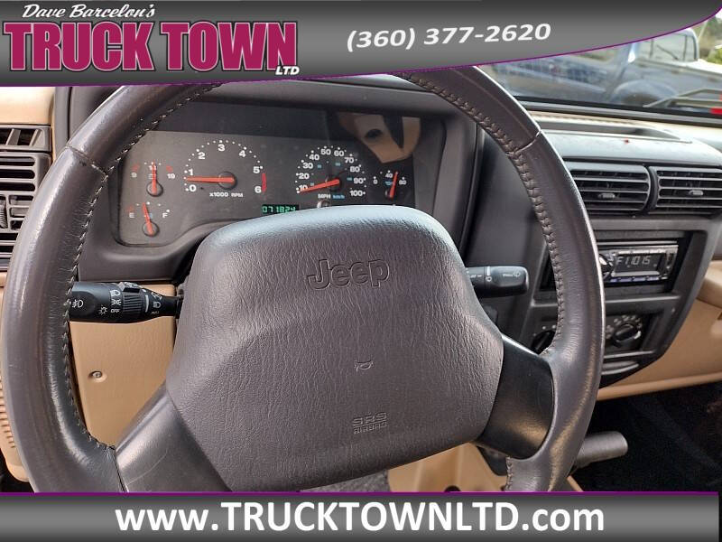 2001 Jeep Wrangler Sahara