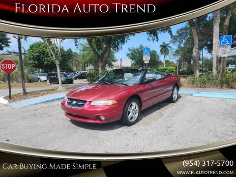 1996 Chrysler Sebring for sale at Florida Auto Trend in Plantation FL