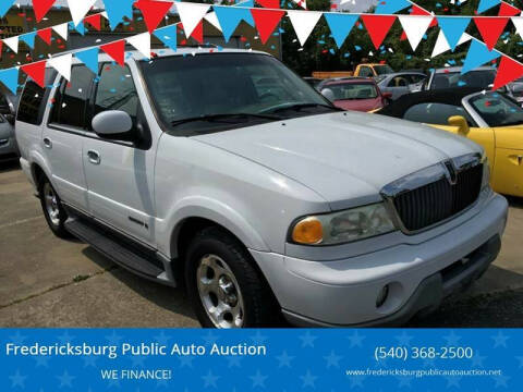 2002 Lincoln Navigator for sale at FPAA in Fredericksburg VA