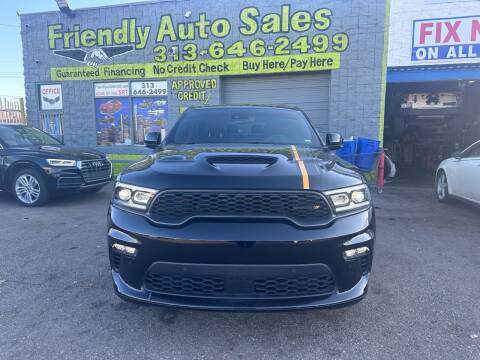 2022 Dodge Durango for sale at Friendly Auto Sales in Detroit MI