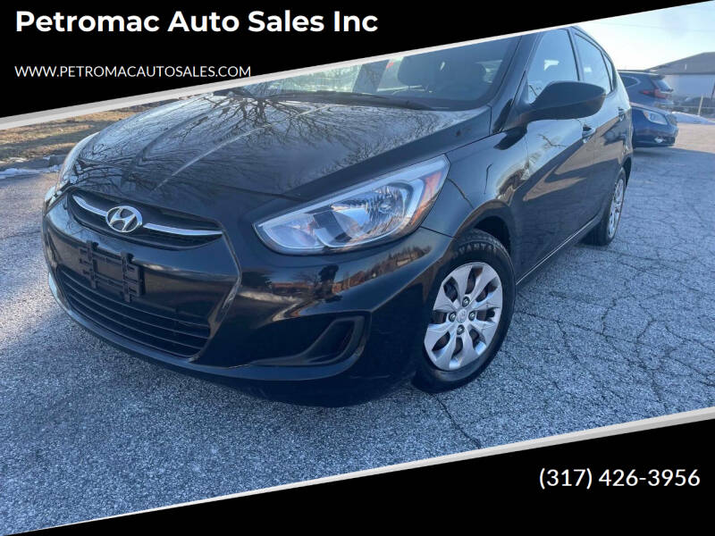 2016 Hyundai Accent for sale at Petromac Auto Sales Inc in Indianapolis IN