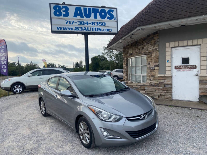 2014 Hyundai Elantra for sale at 83 Autos LLC in York PA