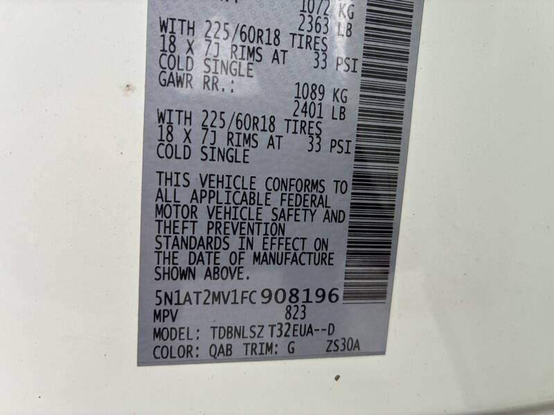 2015 Nissan Rogue SL