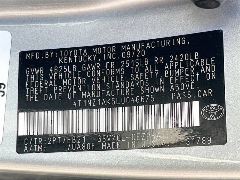 2020 Toyota Camry TRD