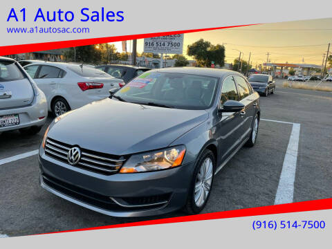 2012 Volkswagen Passat for sale at A1 Auto Sales in Sacramento CA