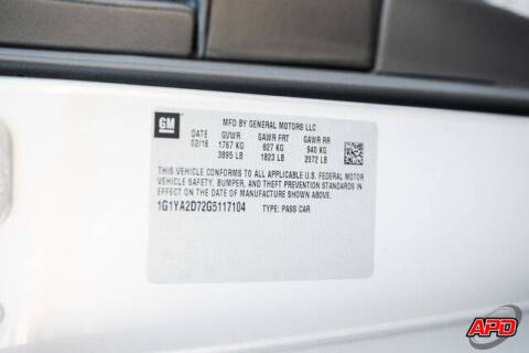 2016 Chevrolet Corvette Stingray