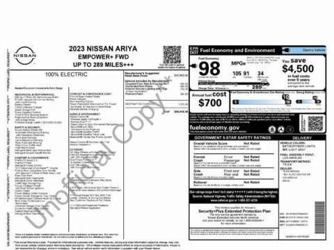 2023 Nissan Ariya Empower+