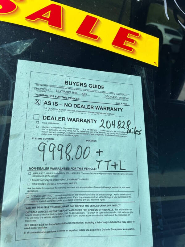 2005 Chevrolet Silverado 2500HD