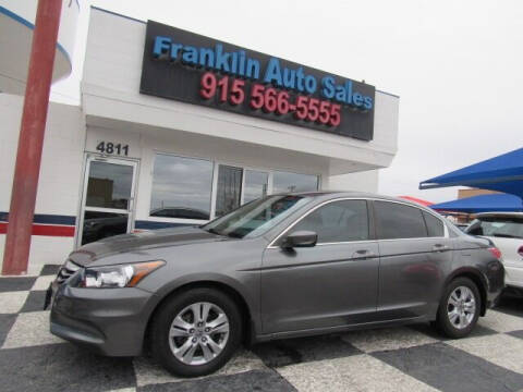 2011 Honda Accord for sale at Franklin Auto Sales in El Paso TX