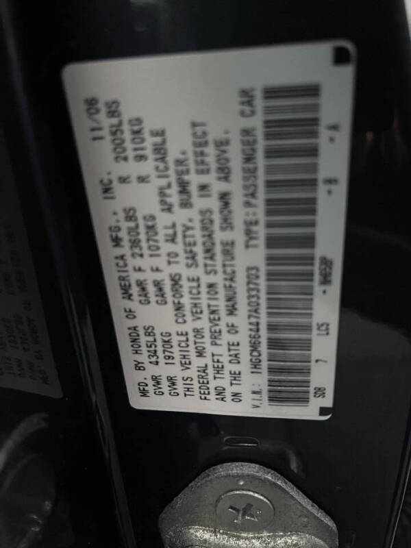 2007 Honda Accord Special Edition V-6