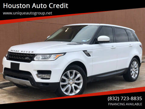 2014 Land Rover Range Rover Sport for sale at Houston Auto Credit in Houston TX