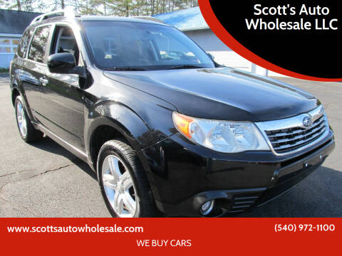 2010 Subaru Forester for sale at Scott's Auto Wholesale LLC in Locust Grove VA