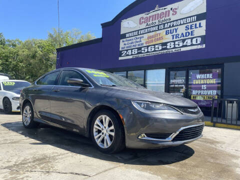 2015 Chrysler 200 for sale at Carmen's Auto Sales in Hazel Park MI