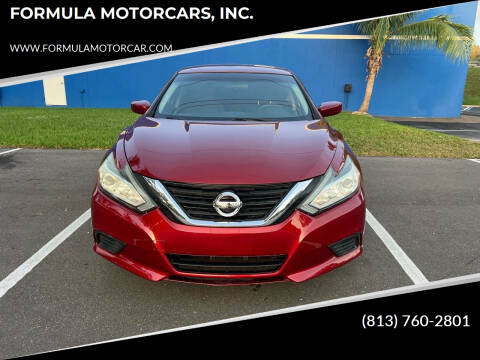 2016 Nissan Altima for sale at FORMULA MOTORCARS, INC. in Tampa FL