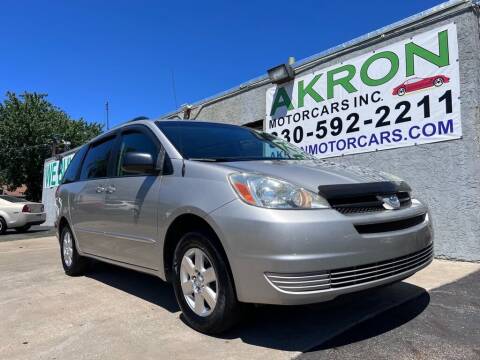2005 Toyota Sienna for sale at Akron Motorcars Inc. in Akron OH