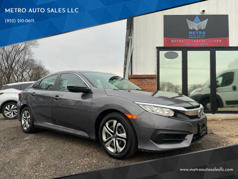 2016 Honda Civic for sale at METRO AUTO SALES LLC in Lino Lakes MN