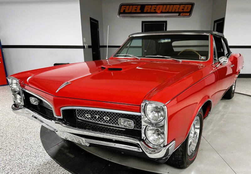 1967 Pontiac GTO for sale at Fuel Required in Mcdonald PA