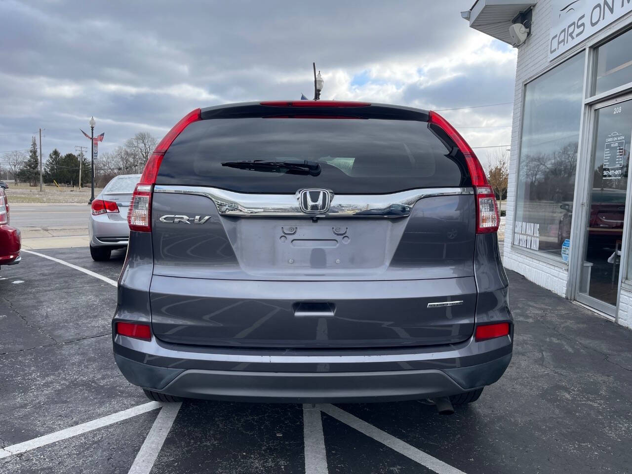 2016 Honda CR-V for sale at Cars On Main in Findlay, OH