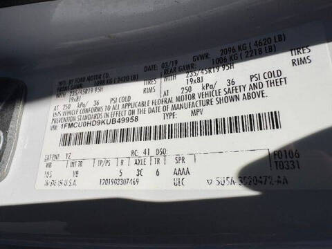 2019 Ford Escape SEL