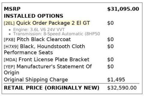 2020 Dodge Challenger GT