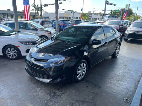 2017 Toyota Corolla for sale at American Auto Sales in Hialeah FL