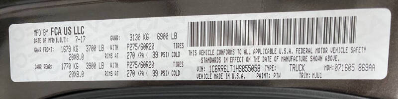 2017 RAM 1500 Big Horn