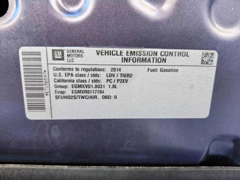 2014 Chevrolet Cruze LS Auto