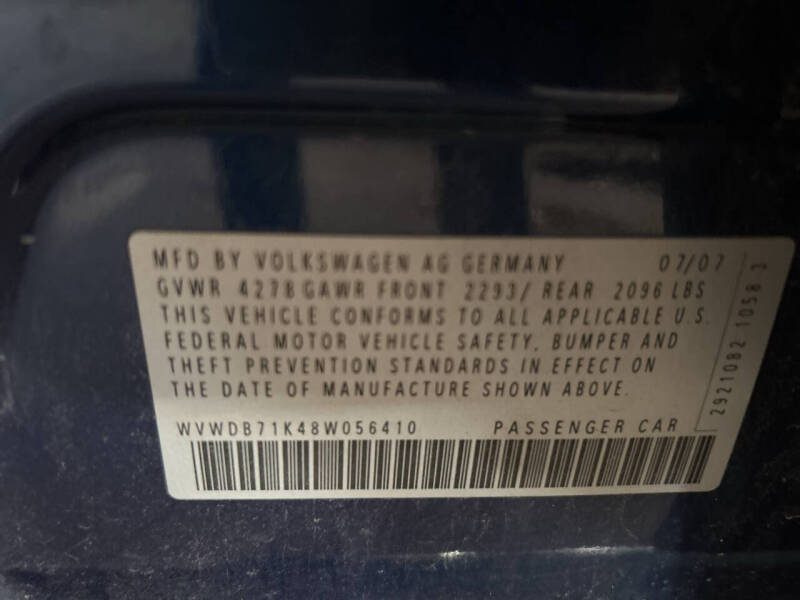 2008 Volkswagen Rabbit S PZEV