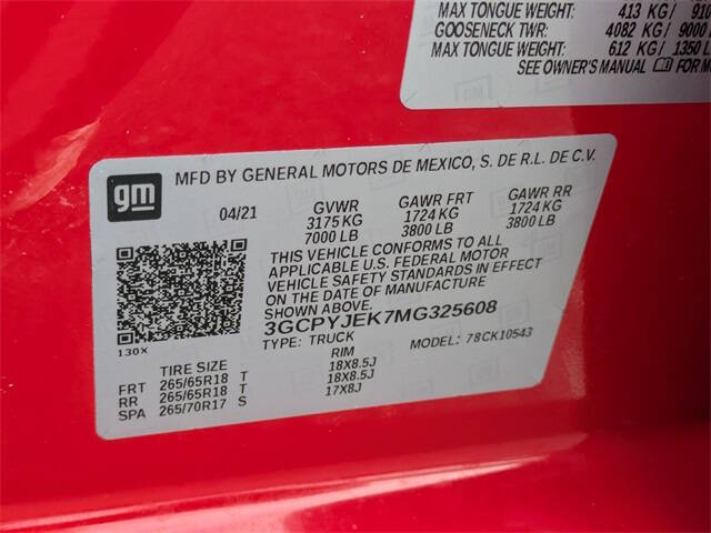 2021 Chevrolet Silverado 1500 LT