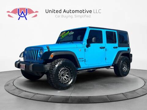 2018 Jeep Wrangler JK Unlimited for sale at UNITED AUTOMOTIVE in Denver CO